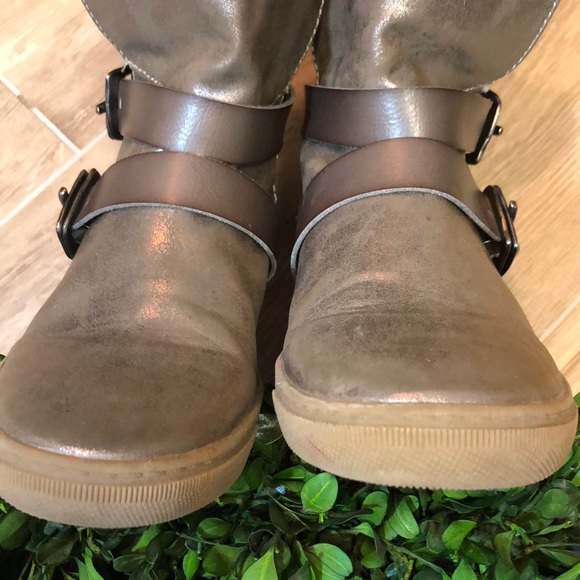 Blowfish Fur Lined Ankle Boots - Picture 6 of 8